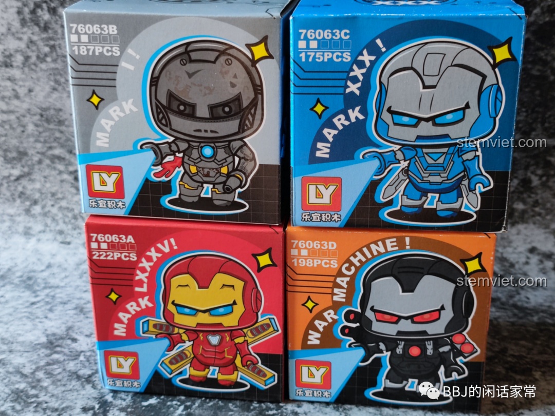 Đánh giá LY 76063B Iron Man Mark I: Mô hình Blockheadz cực chất cho fan Marvel!