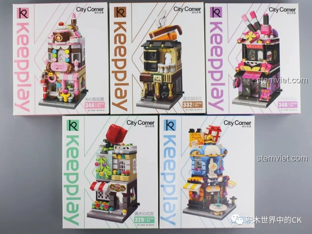Review Keepplay C0101 Cửa Hàng Bánh Ngọt: Dãy Phố City Corner Đáng Yêu Cho Bé Gái!