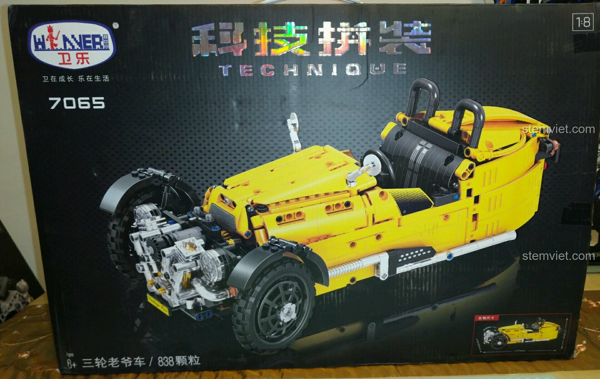 Trải nghiệm Winner 7065 Xe Ba Bánh Cổ Điển Morgan: Đáng tiền không?