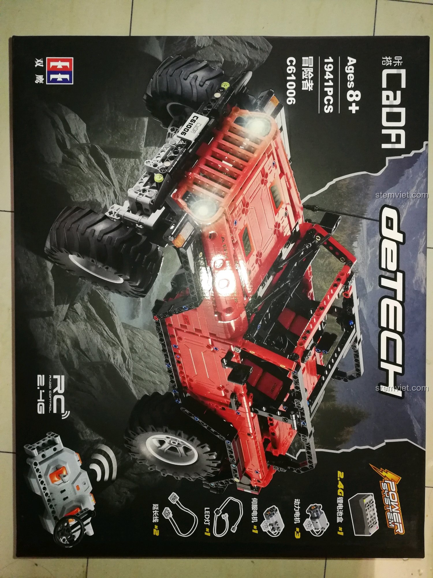 Review Bộ Lắp Ráp CaDA C61006 Xe Jeep Wrangler Rubicon Chi Tiết
