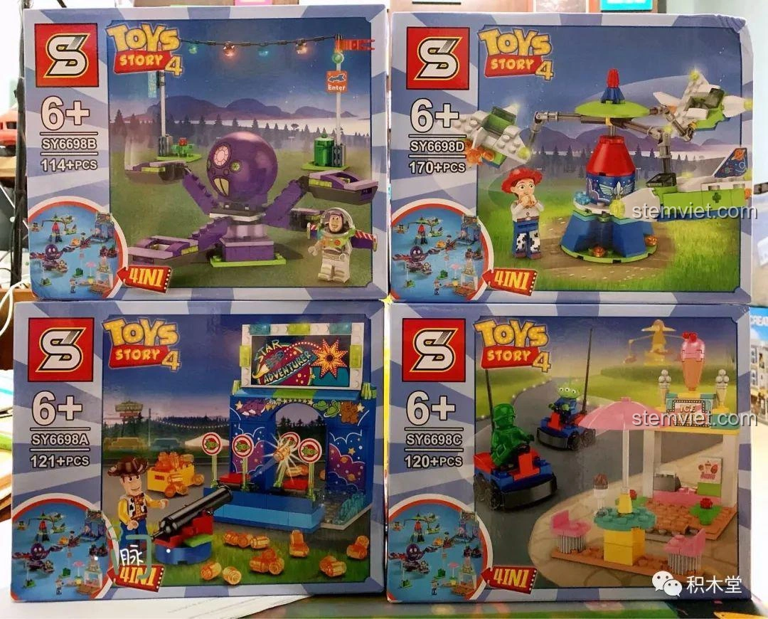 Review Bộ Lắp Ráp Hội Chợ Toy Story 4 Sheng Yuan: Có Gì Hot?