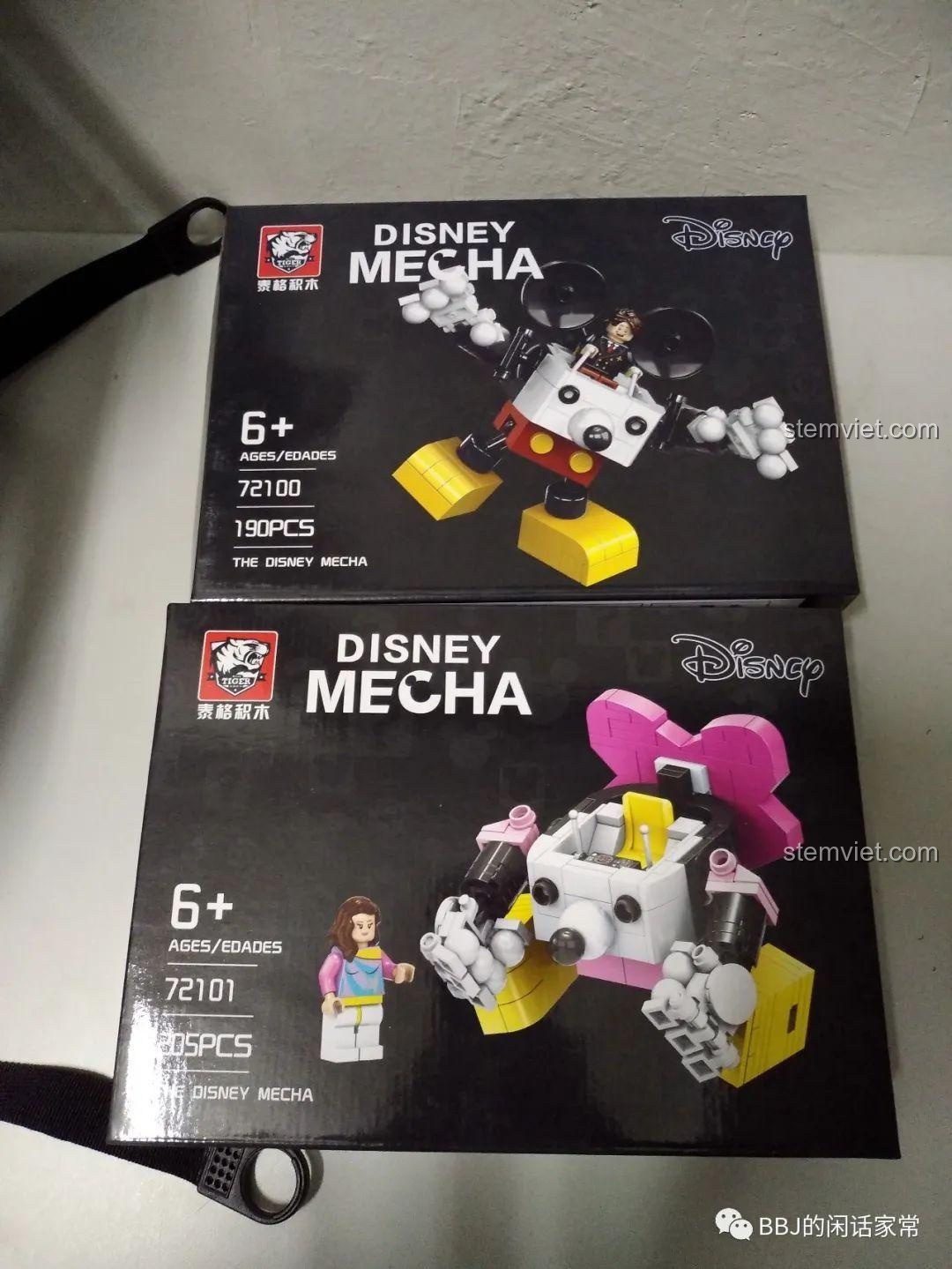 Review Tégu Brick 72100 Mickey Mecha: Lắp ráp robot Disney siêu ngầu!