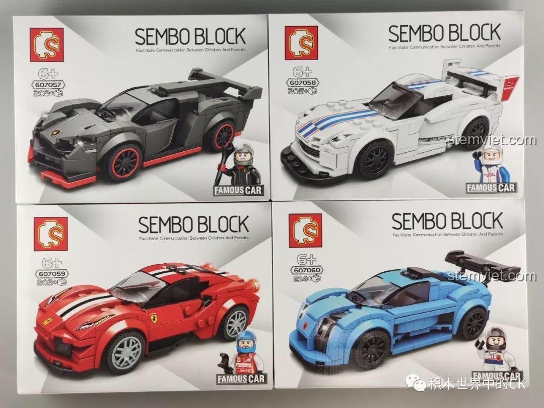Đánh giá SEMBO 607059 Siêu xe Ferrari 488 Pista: Lắp mê ly, trưng bày cực chất!