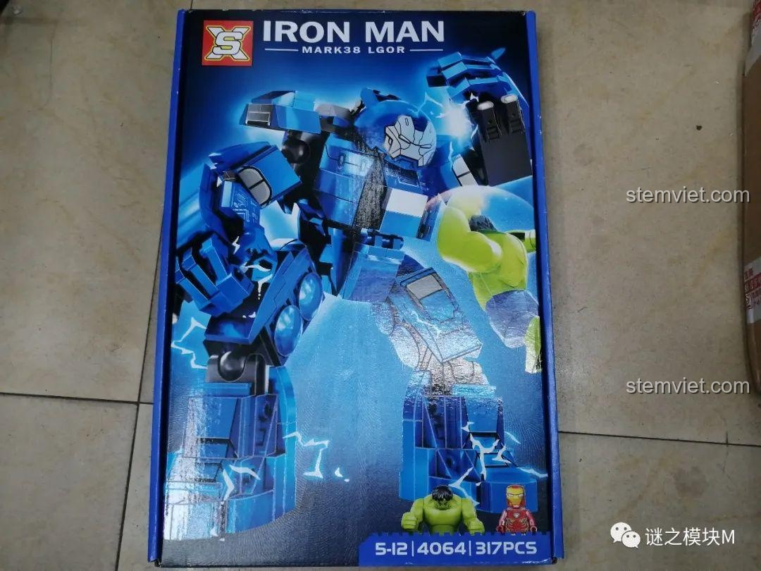 Review Shuang Xiang Iron Man Mark 38 Igor SX4064: 2 mẫu, 2 lần vui!