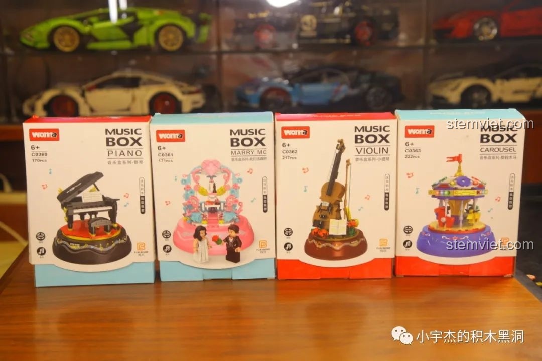 Review WOMA Music Box C0360-C0363: Hộp Nhạc Tí Hon Cho Bé Gái