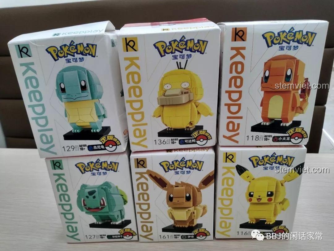 Review Keeppley A0101 Pikachu Dễ Thương: Bố Con Cùng Lắp!