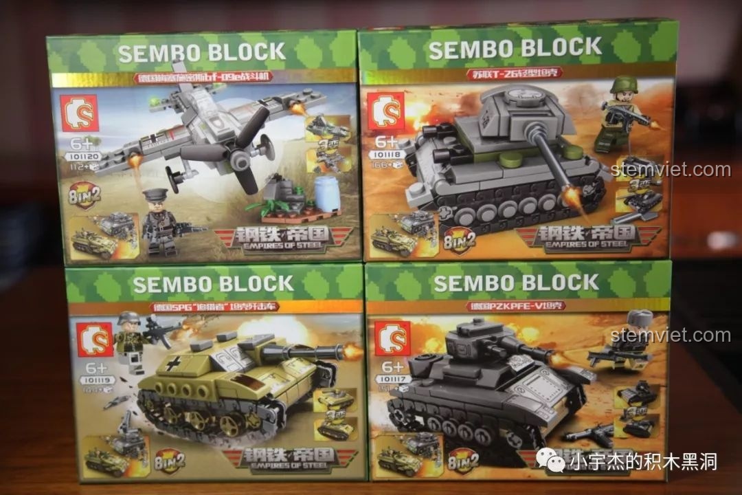 Trải nghiệm SEMBO 101119: Bộ Lắp Ráp Quân Sự 3-trong-1 Cực Ngầu