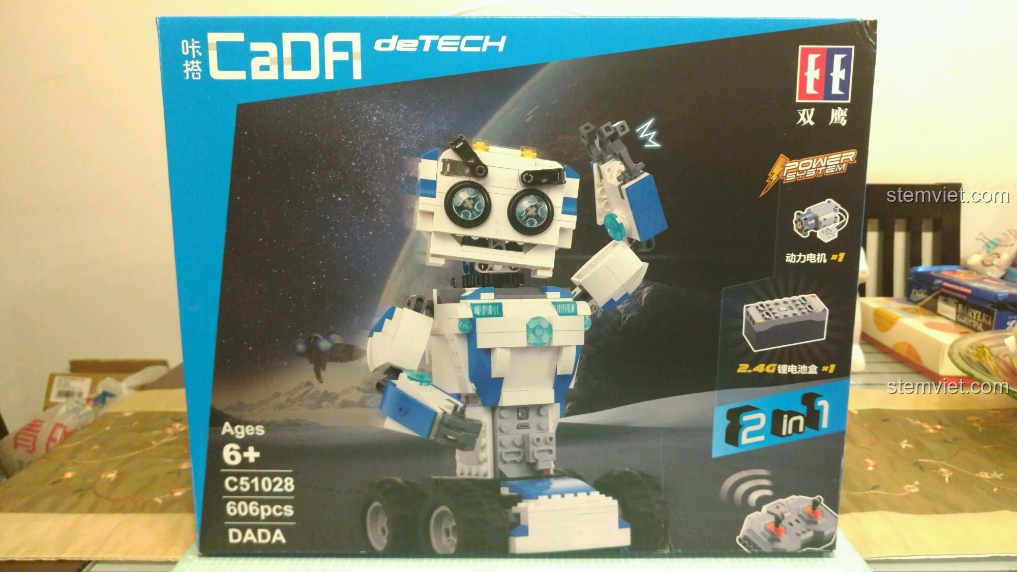Nhận xét CaDA C51028 Robot DADA: Món quà 2 trong 1 cho bé