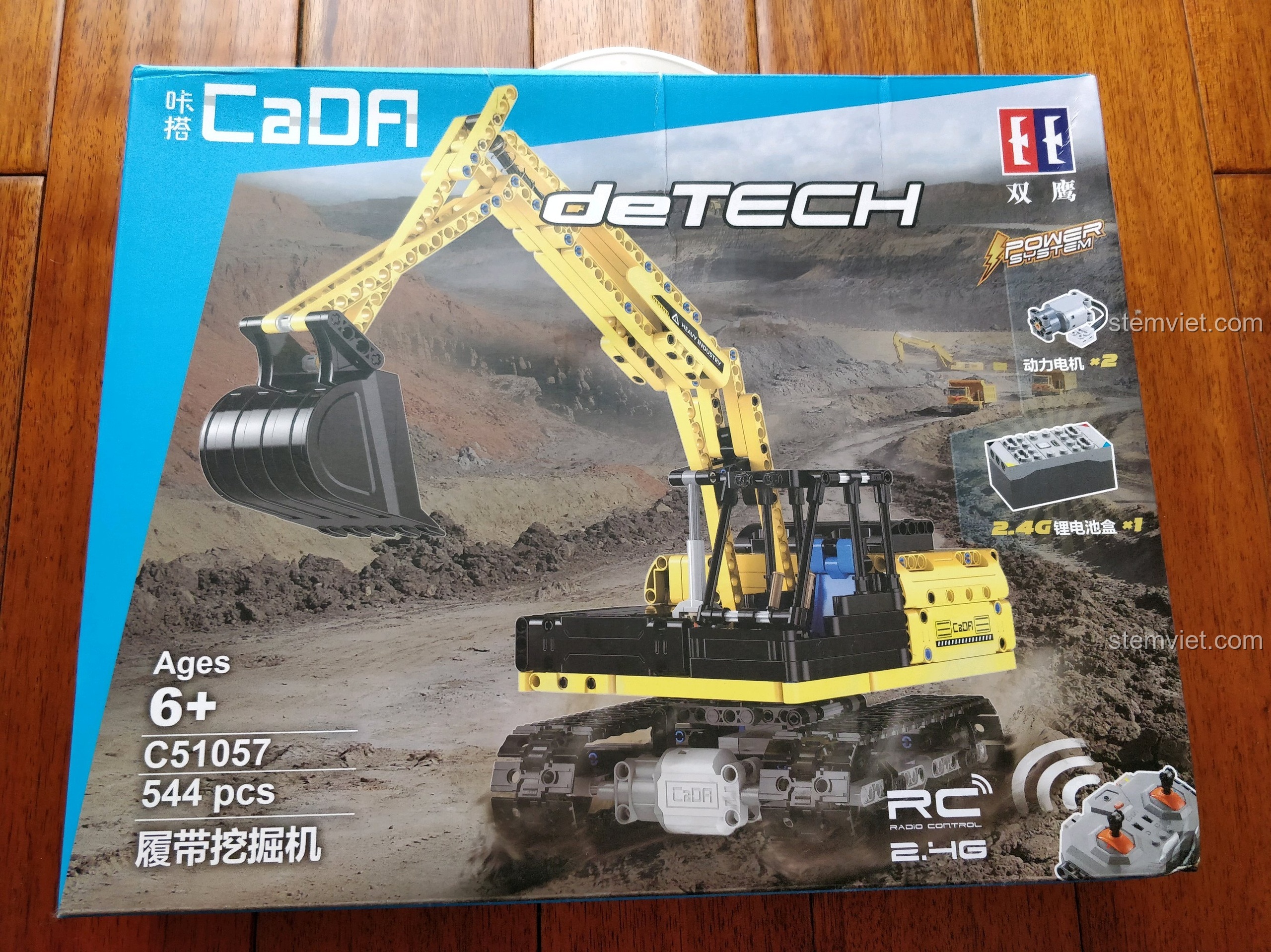 Review CaDA C51057 Máy xúc bánh xích: Đáng tiền cho bé?