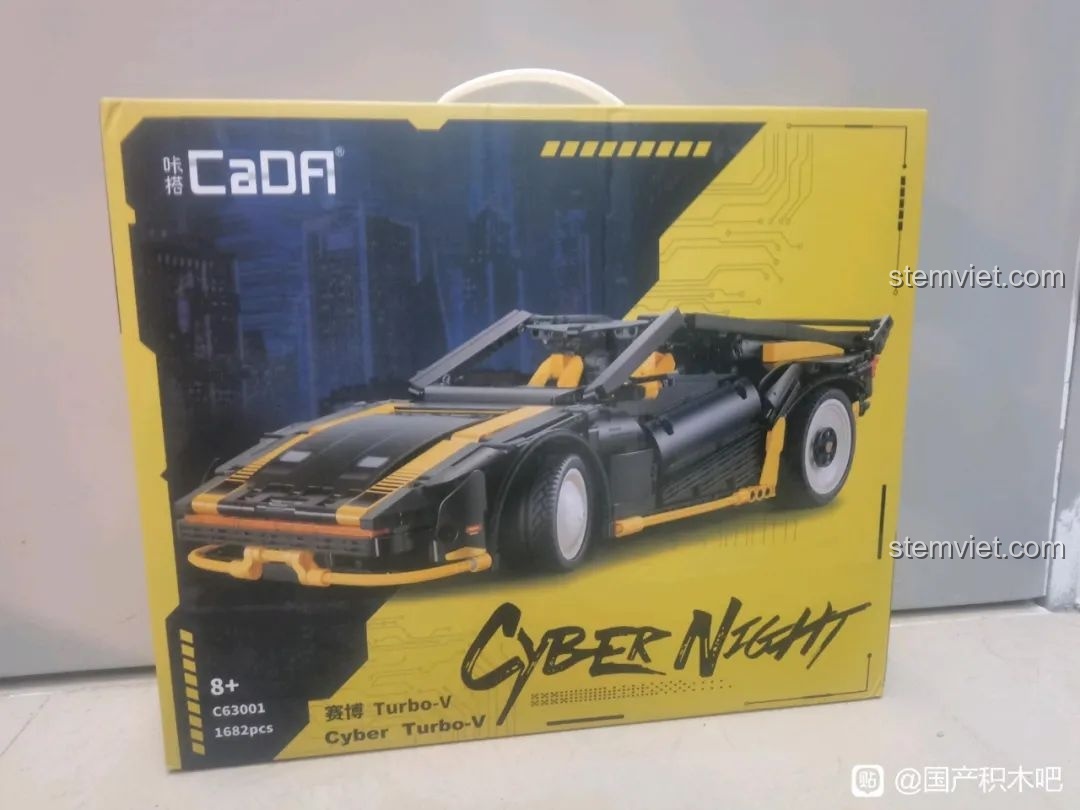 Review CaDA C63001 Cyber Turbo-V: Siêu xe Cyberpunk lắp ráp cực đã!
