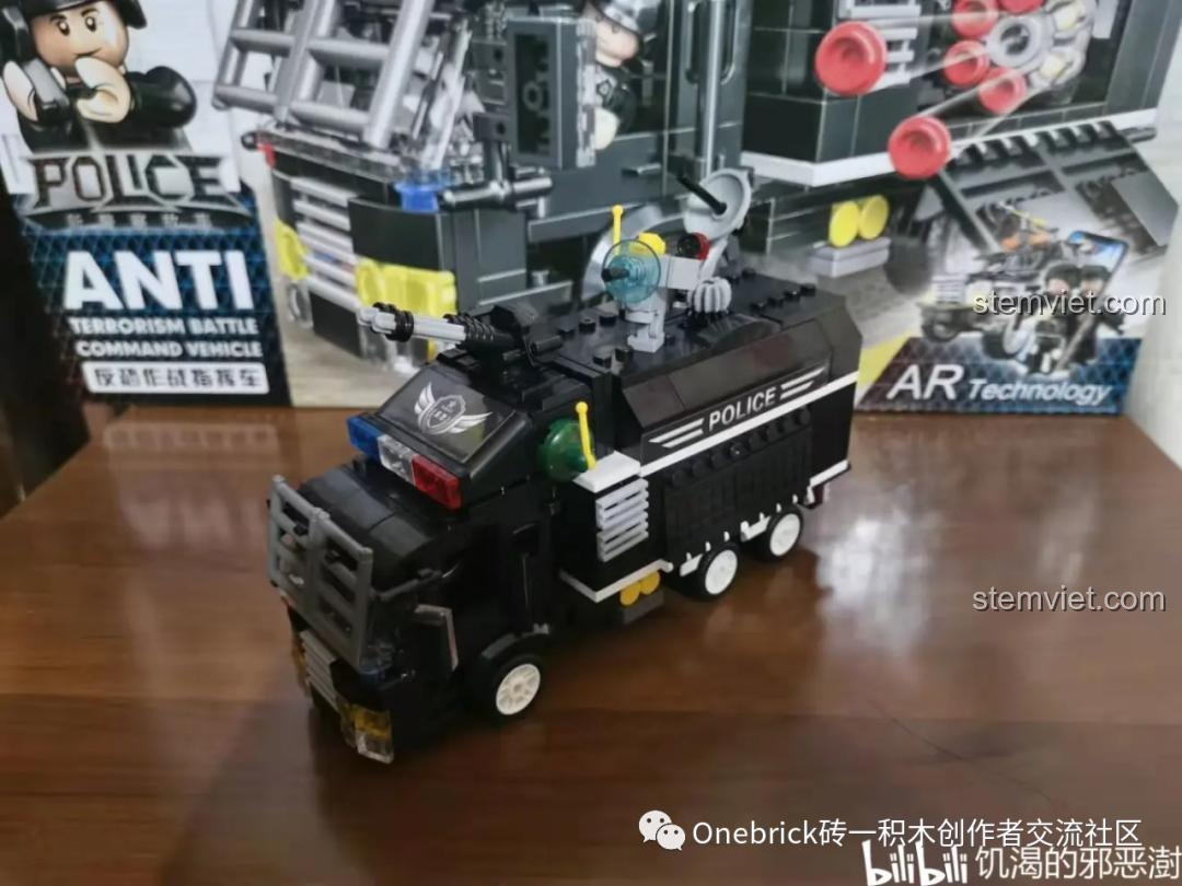 Đánh giá CAYI 1576 Xe Tải Chỉ Huy SWAT: Quà hay cho bé trai 6+