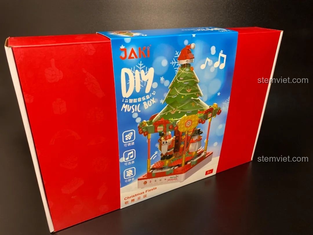 Đánh giá JAKI JK1365 Hộp nhạc Giáng Sinh: Quà tặng cực đỉnh cho bé!
