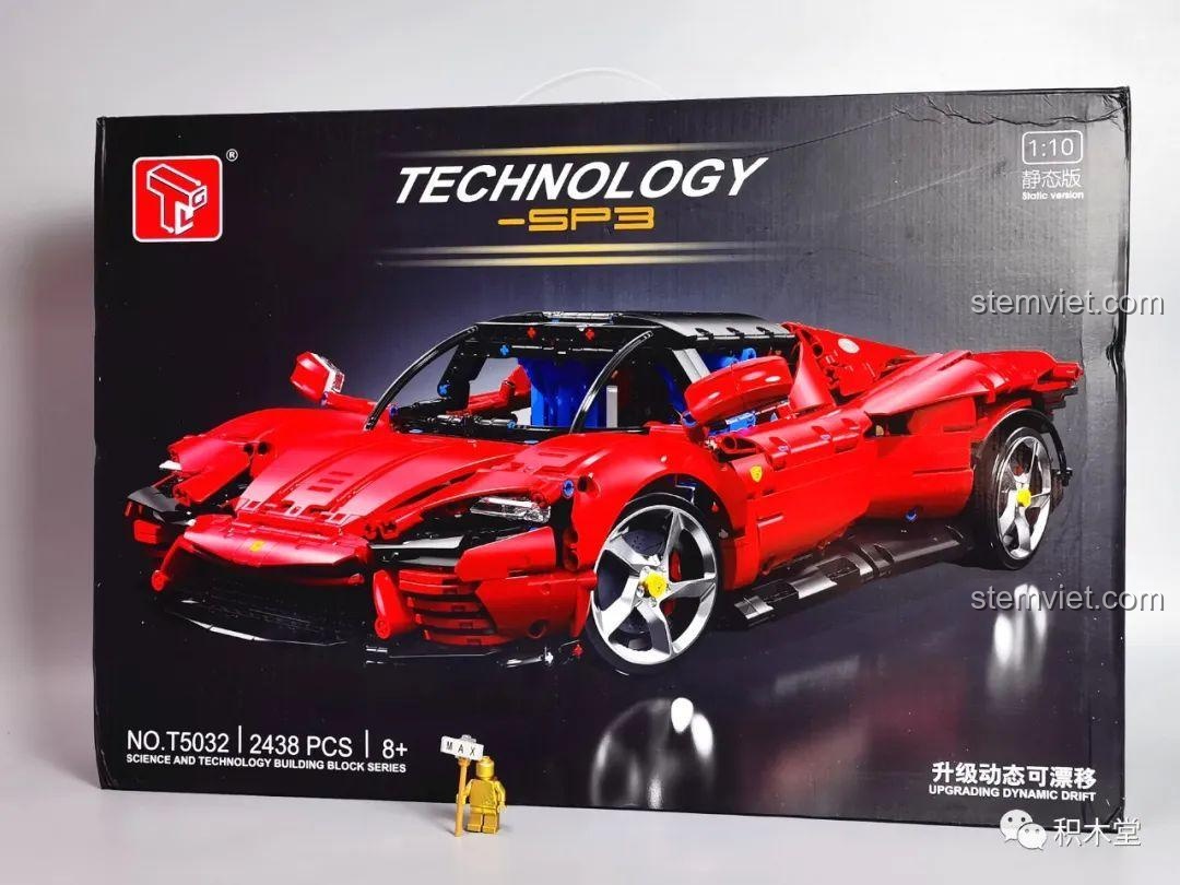 Đánh giá Taigaole T5032 Ferrari Daytona SP3: Siêu xe "ngàn lớp bánh" cho bé trai 8+