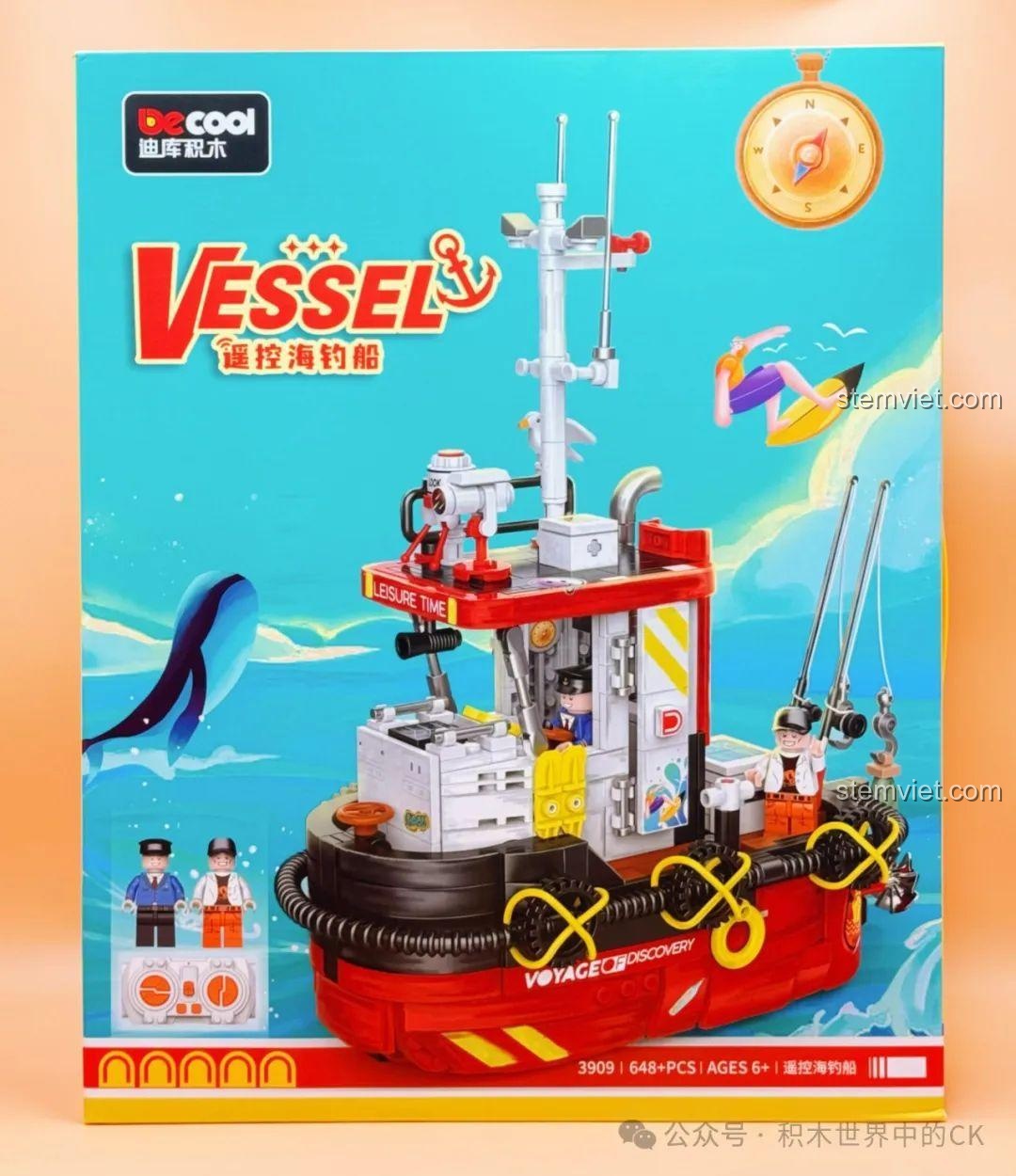 Đánh giá Decool 3909 Thuyền Câu Cá RC: Đồ chơi lắp ráp siêu mê cho bé 8+