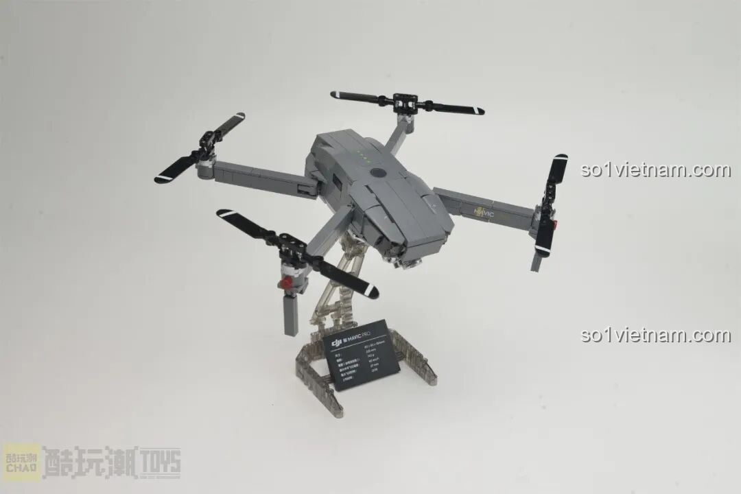 Review DJI 32008 Mô hình Mavic Pro: Lắp ráp Flycam gập gọn cực chất!