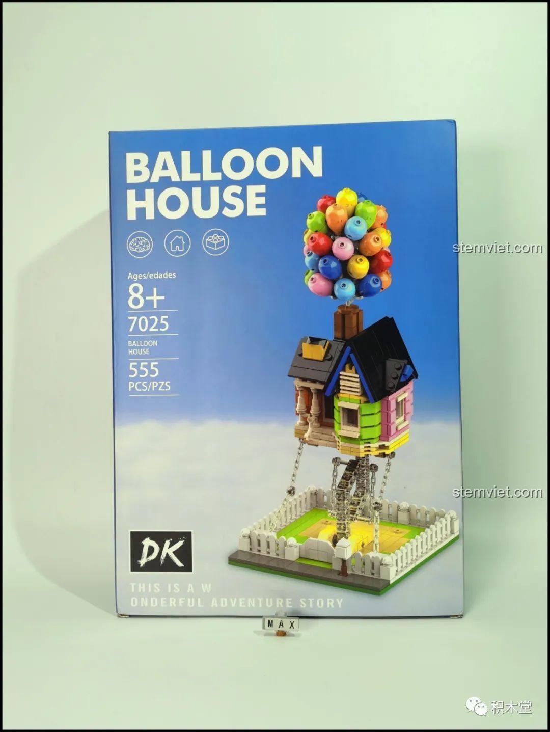 Review DK 7025 Ngôi Nhà Bóng Bay Lơ Lửng: Đồ chơi lắp ráp siêu ảo!