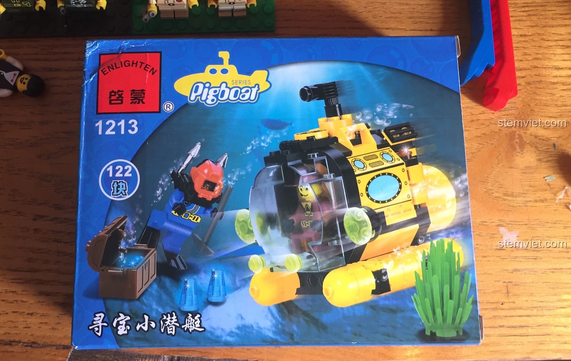 Review Tàu Ngầm Thăm Dò Kho Báu ENLIGHTEN 1213: Lắp ráp mê ly!