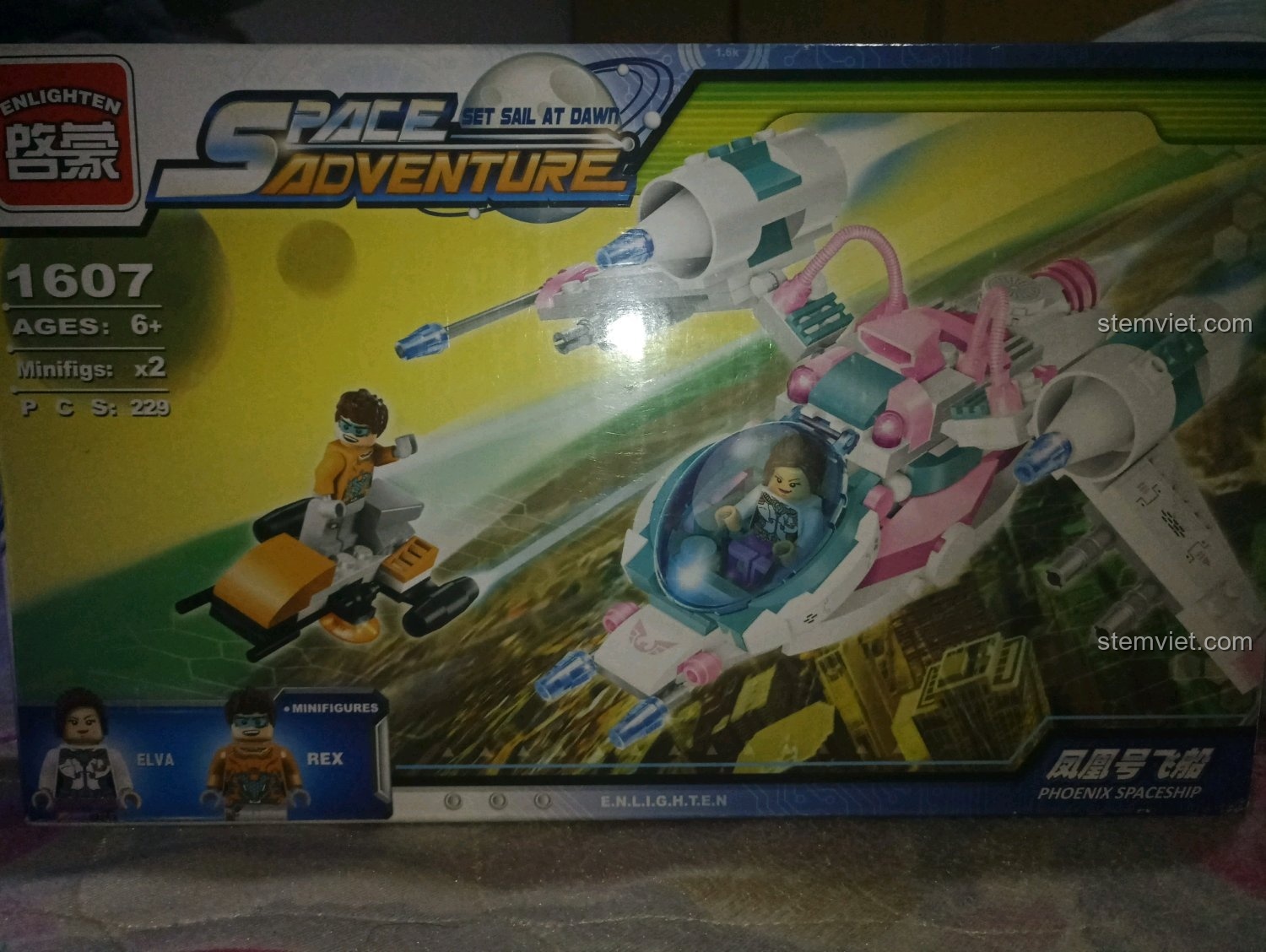 Review Enlighten 1607 Phi thuyền Phượng Hoàng: Đẹp mê ly, chi tiết xịn xò!