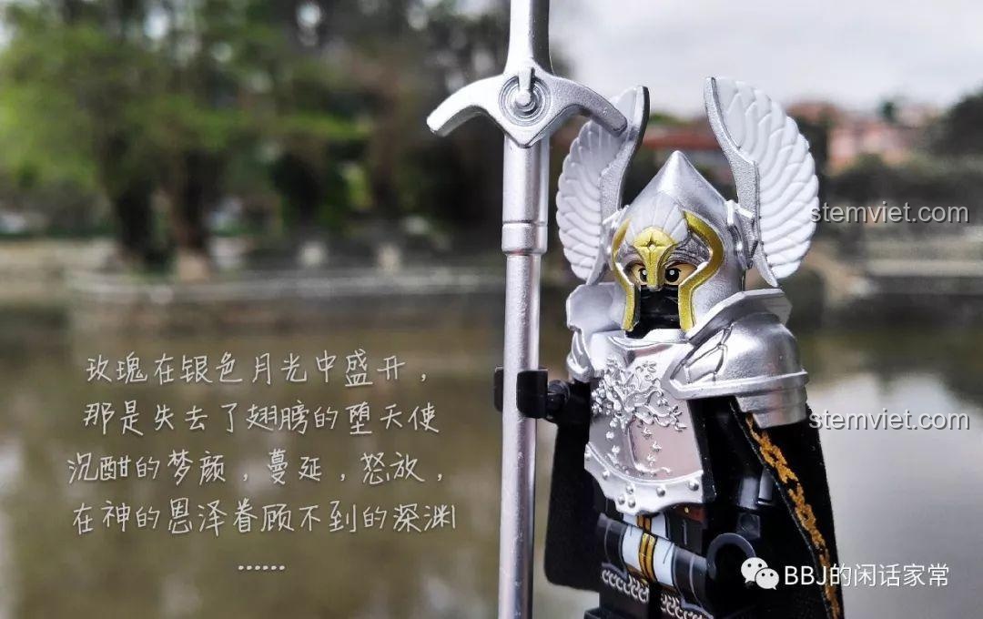 Review KORUIT KT1051: Bộ 6 Minifigure Hiệp Sĩ Thiên Nga Dol Amroth