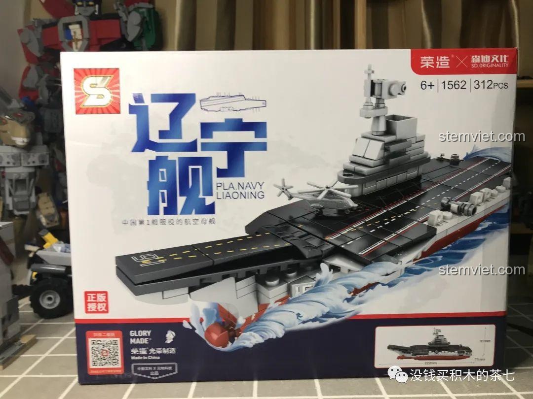Đánh giá Jia Zhi 1562 Tàu Sân Bay Liêu Ninh: Lắp mê luôn cho bé 6+!