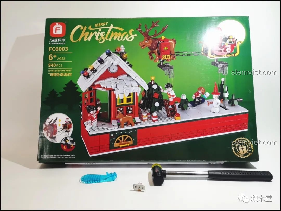 Review Forange FC6003: Bộ Lắp Ráp Giáng Sinh Vui Vẻ Có Cơ Chế Lắc Lư Độc Đáo!