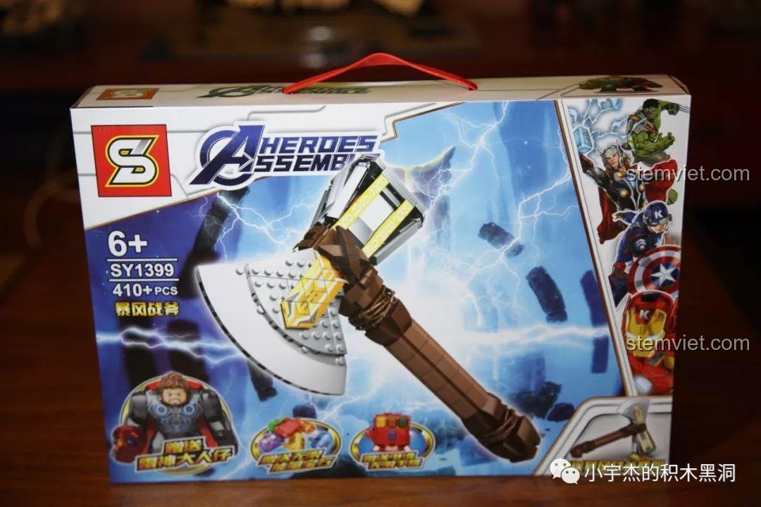 Review bộ xếp hình Rìu Bão Tố Stormbreaker SY1399 Cực Ngầu