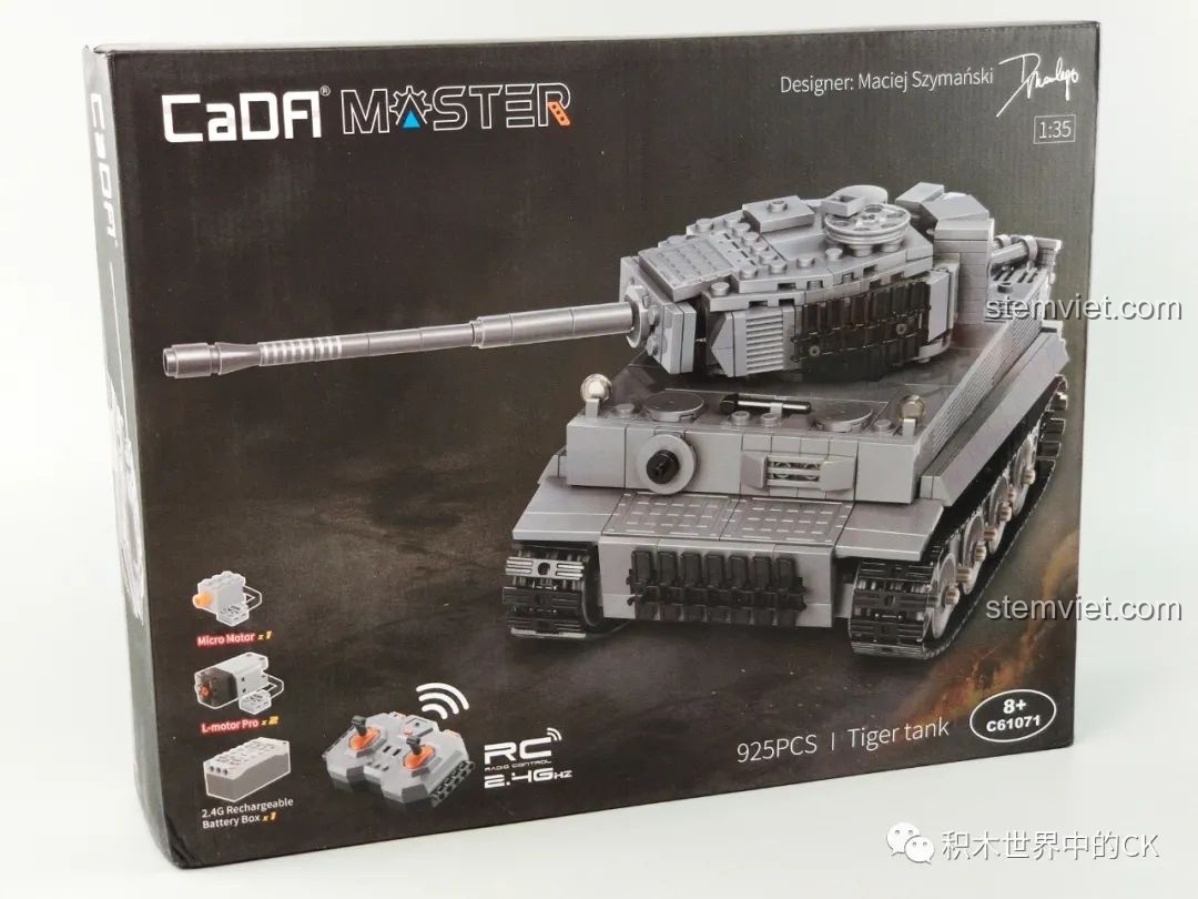 Review CaDA C61071 Huyền thoại Tiger I: Lắp ráp cực đã!