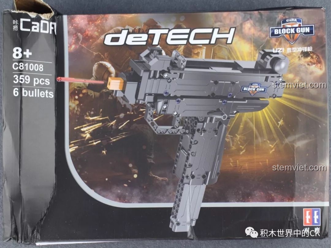 Review CaDA C81008 Súng UZI: Món Quà Cực Ngầu Cho Bé Trai 8 Tuổi