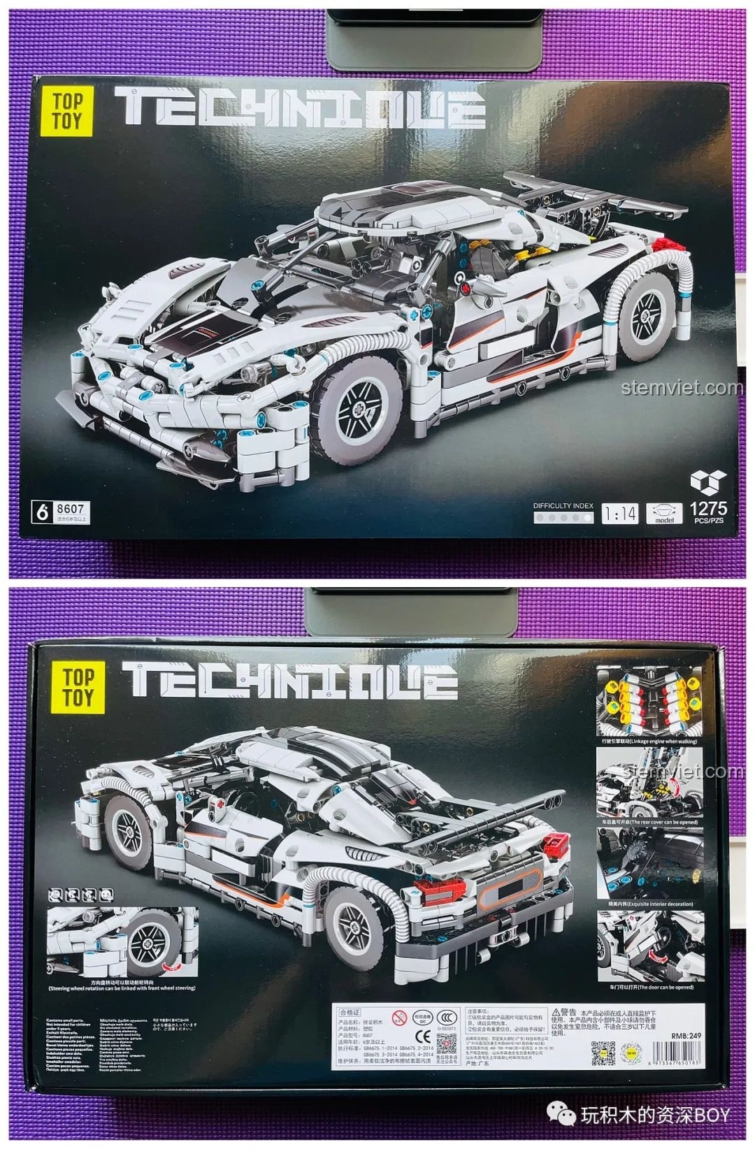 Nhận xét SY JiaZhi 8607 Koenigsegg One:1: Siêu xe lắp ráp cực chất!