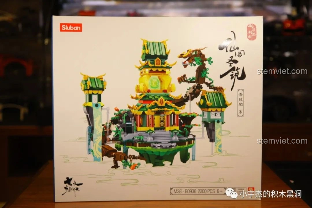 Review Sluban M38-B0936 Thanh Long Các: Đẹp mê ly, rồng cực ngầu!