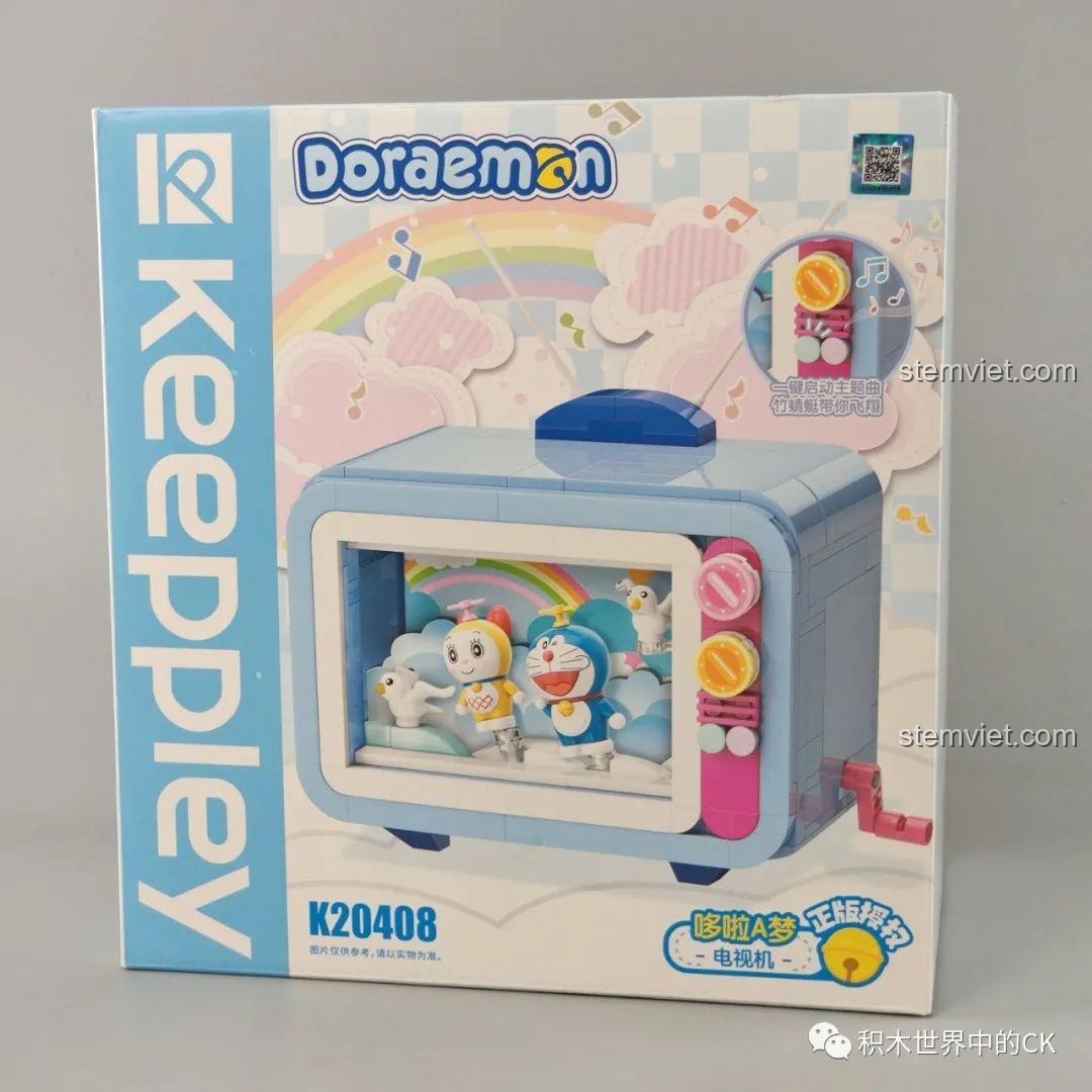 Đánh giá Keeppley 20408 Tivi Doraemon: Món quà tuổi thơ