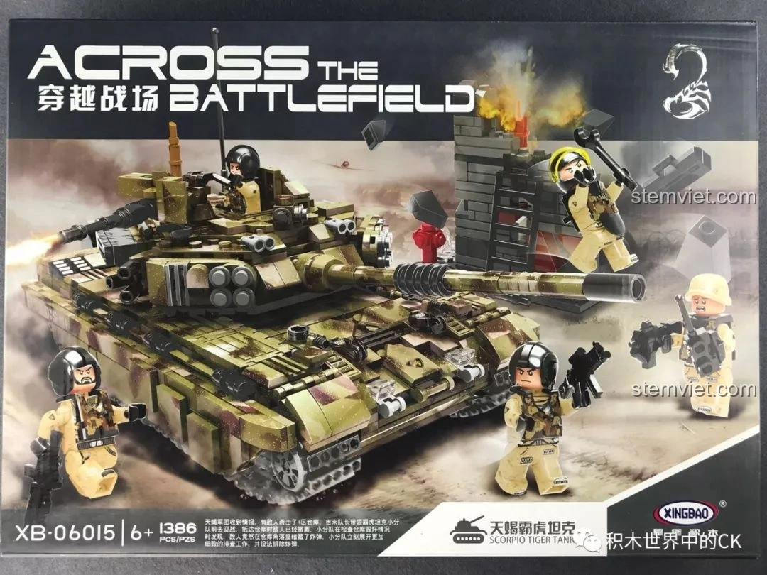 Review Xingbao XB-06015 Xe Tăng Thiên Hổ: Lắp ráp cực đã!