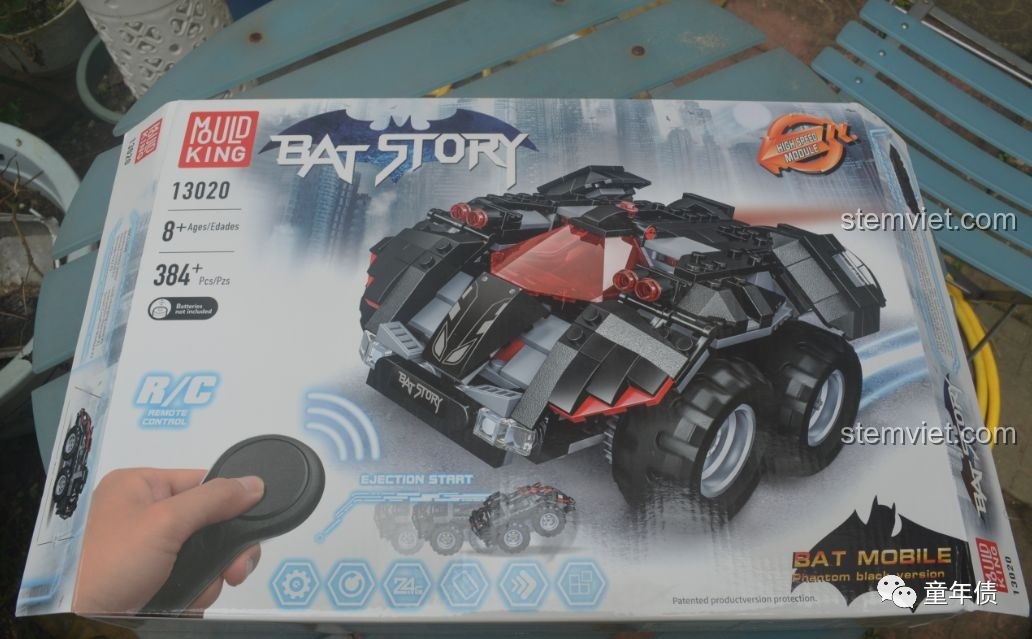 Đánh giá Mould King 13020: Siêu xe Batman RC cực ngầu!