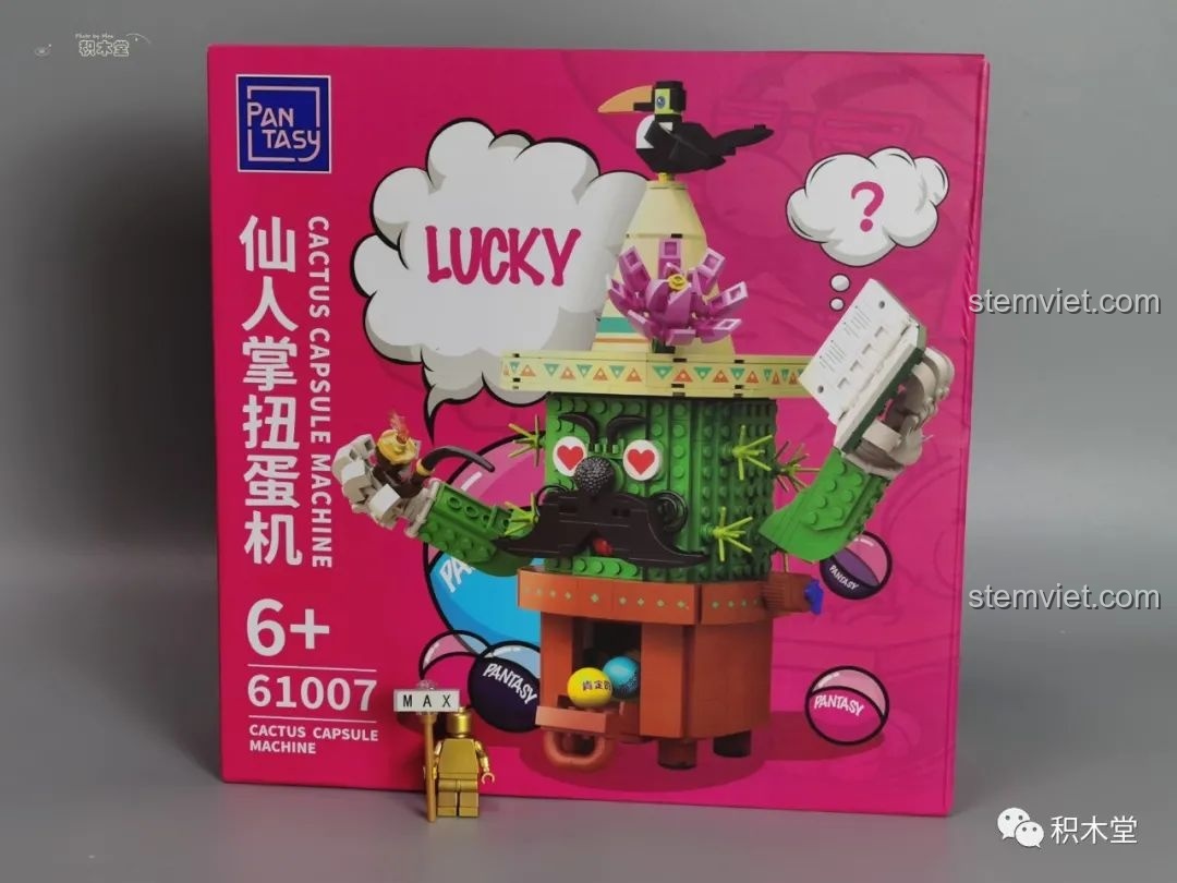 Cảm nhận Pantasy 61007 Máy gashapon xương rồng cực vui