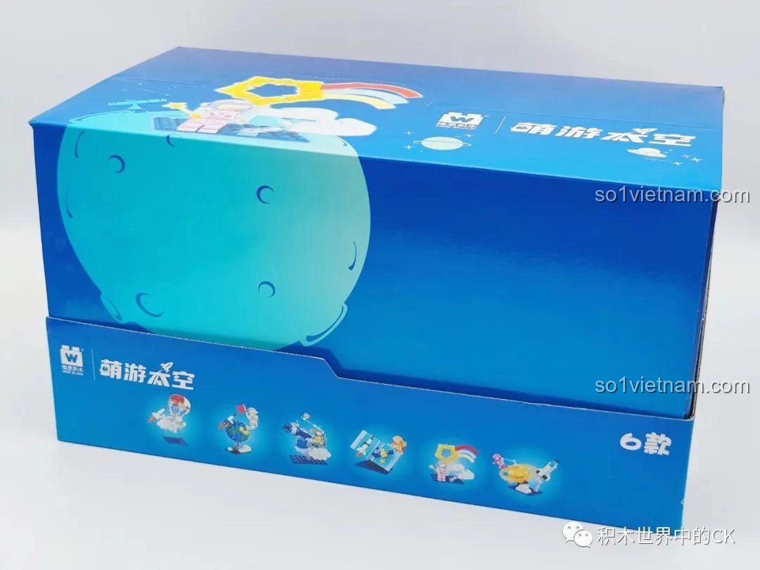 Review Bộ 6 Phi Hành Gia Mèo Con WISE BLOCK HA390213: Du hành vũ trụ siêu đáng yêu!