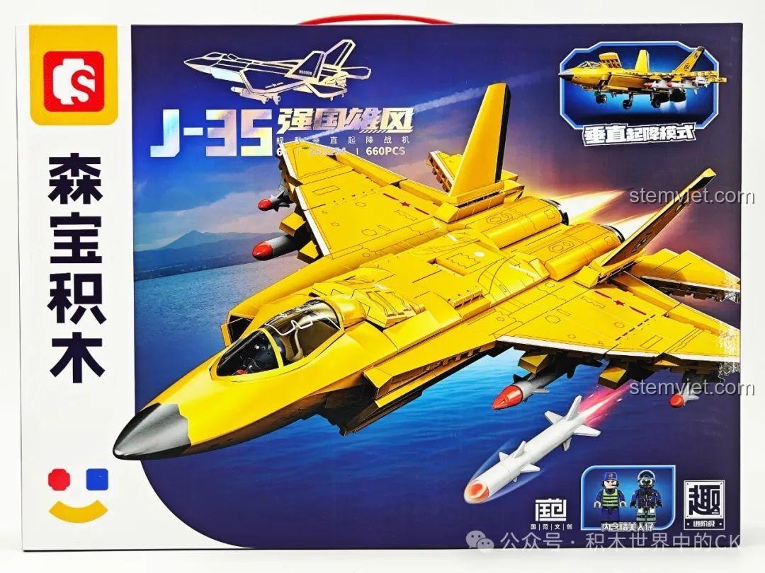 Đánh giá SEMBO 202254 Máy bay J-35: Lắp ráp cực mê!