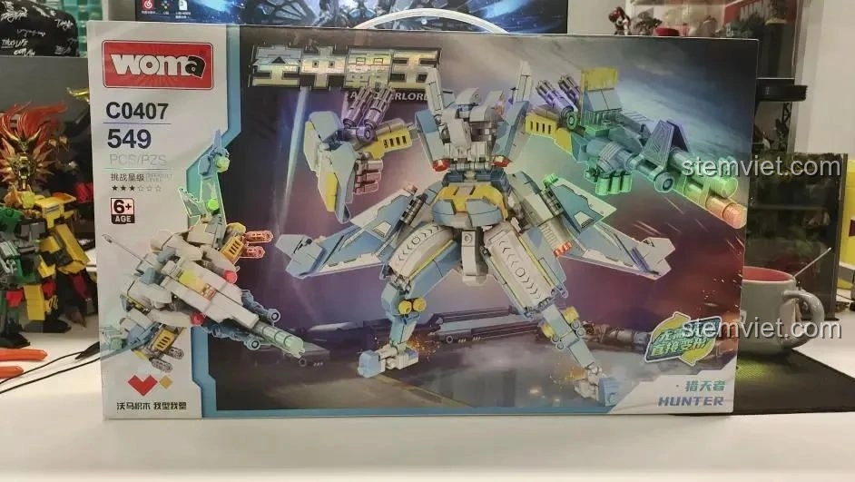 Review WOMA C0407 Robot Biến Hình: Chiến cơ không trung 2 trong 1 cực chất!
