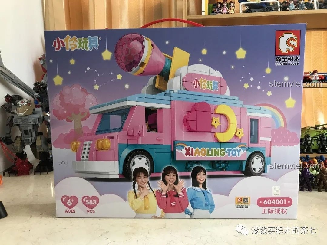 Review Xe Phỏng Vấn Của Tiểu Linh 604001 cho bé gái mê lắp ráp