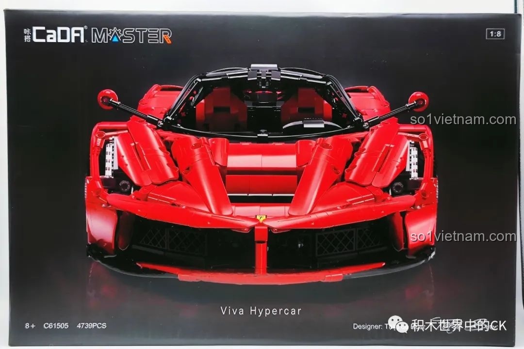 Review CaDA C61505 Ferrari Laferrari: Siêu xe lắp ráp đỉnh cao!