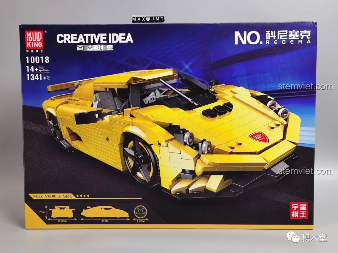 Review MouldKing 10018 Koenigsegg Regera: Siêu Xe Lắp Ráp Đỉnh Cao