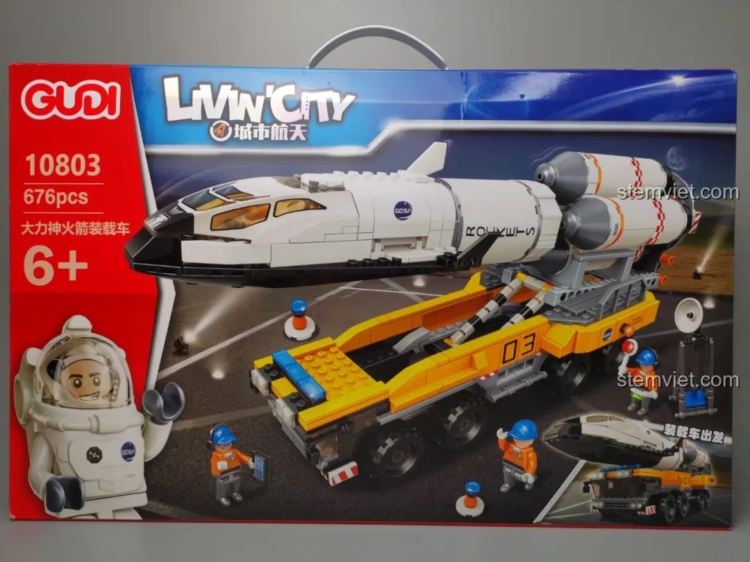 Review GUDI 10803 Xe Tải Chở Tên Lửa Hercules Cực Chất!