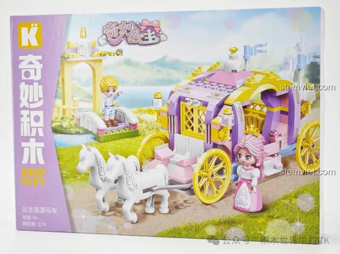 Review Keeppley 36012 Xe Ngựa Công Chúa Cổ Tích Cực Xinh