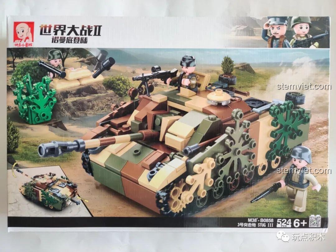 Review Sluban M38-B0858 Pháo Tự Hành StuG III Cực Ngầu