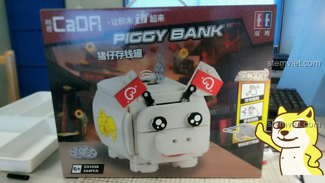 Review CaDA 51036 Ống heo tiết kiệm: Món quà siêu cưng cho bé!