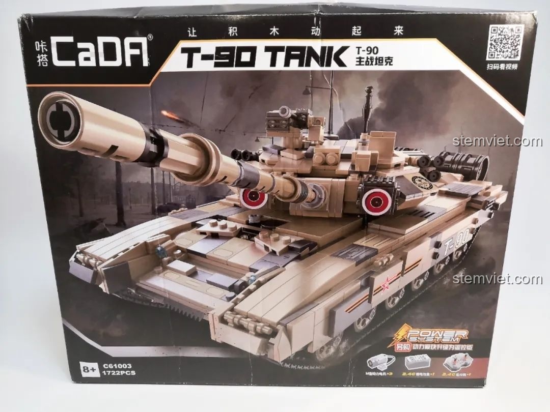 Review Xe Tăng T-90 CaDA: Lắp Ráp Đỉnh Cao, Điều Khiển Mê Ly!
