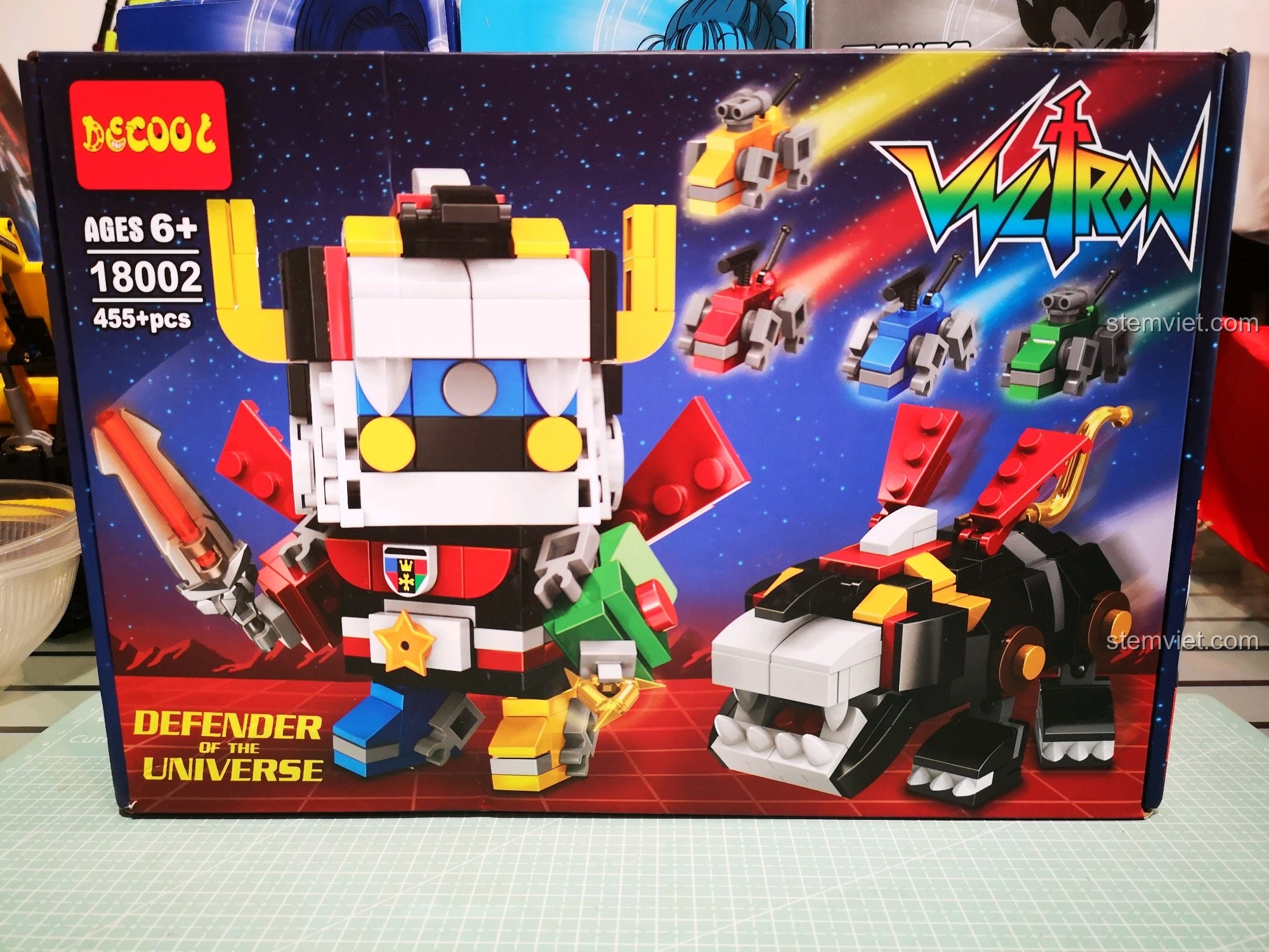 Review Decool 8002 Robot Voltron: Siêu phẩm tuổi thơ cho bé!