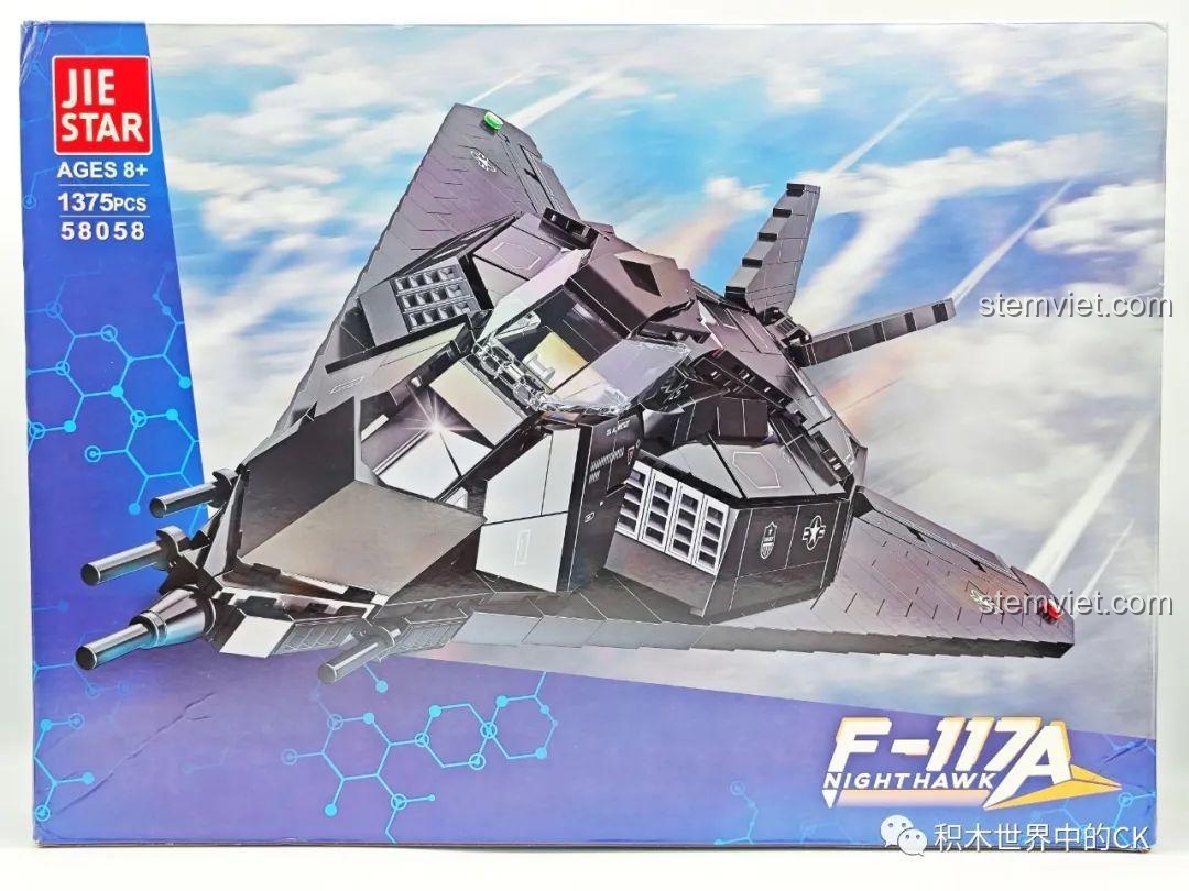 Review JIESTAR 58058 F-117A: Chim Ưng Đêm Huyền Thoại