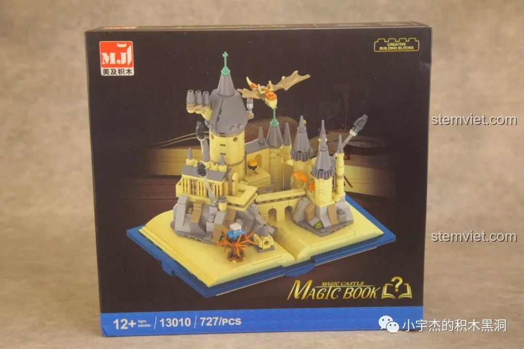 Review Meiji 13010 Lâu đài Hogwarts: Sách phép thuật xịn xò!