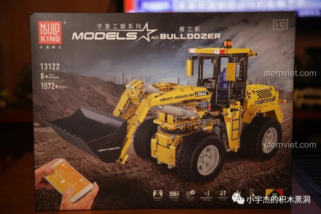 Review Mould King 13122 Xe Xúc Lật: Cỗ Máy Công Trường Cực Chất!