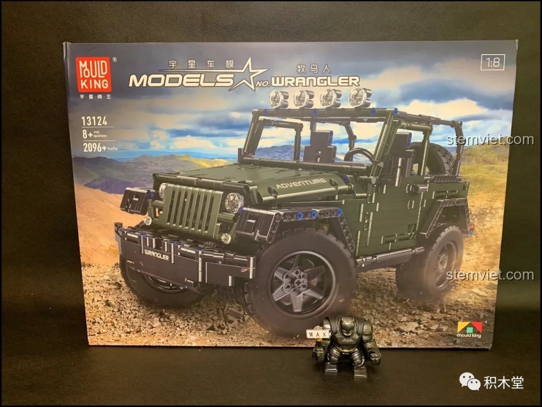 Cảm nhận Mould King 13124 Mô hình Jeep Rubicon Cực Chất